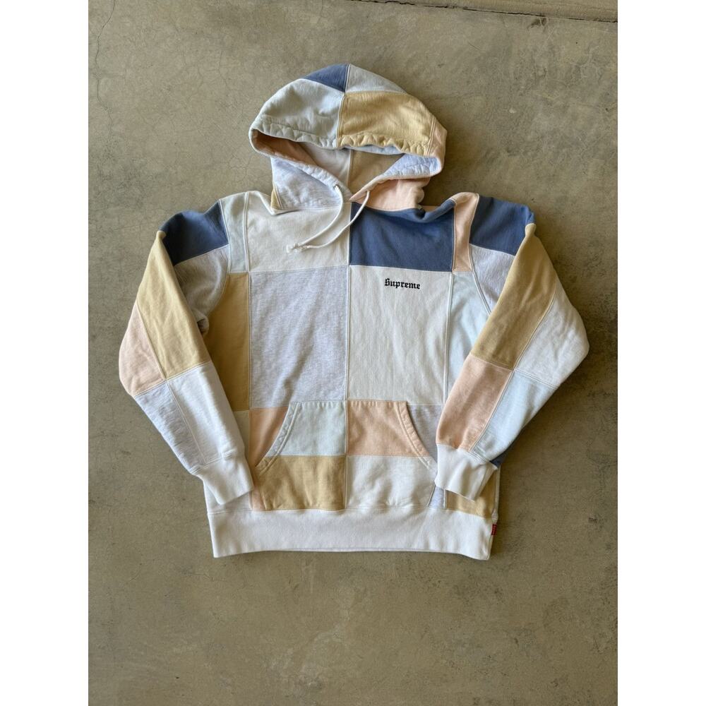 Supreme Patchwork Hoodie FW17